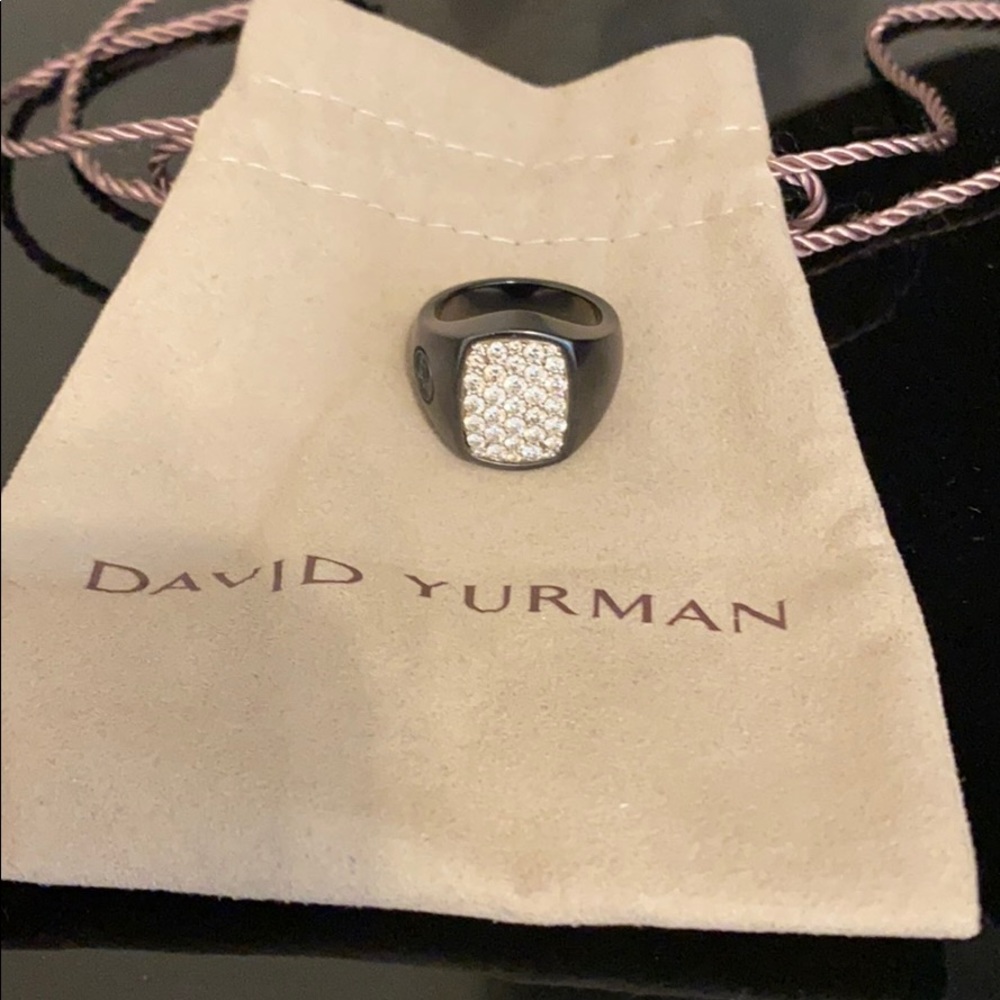 David Yurman Black Titanium Men’s Ring